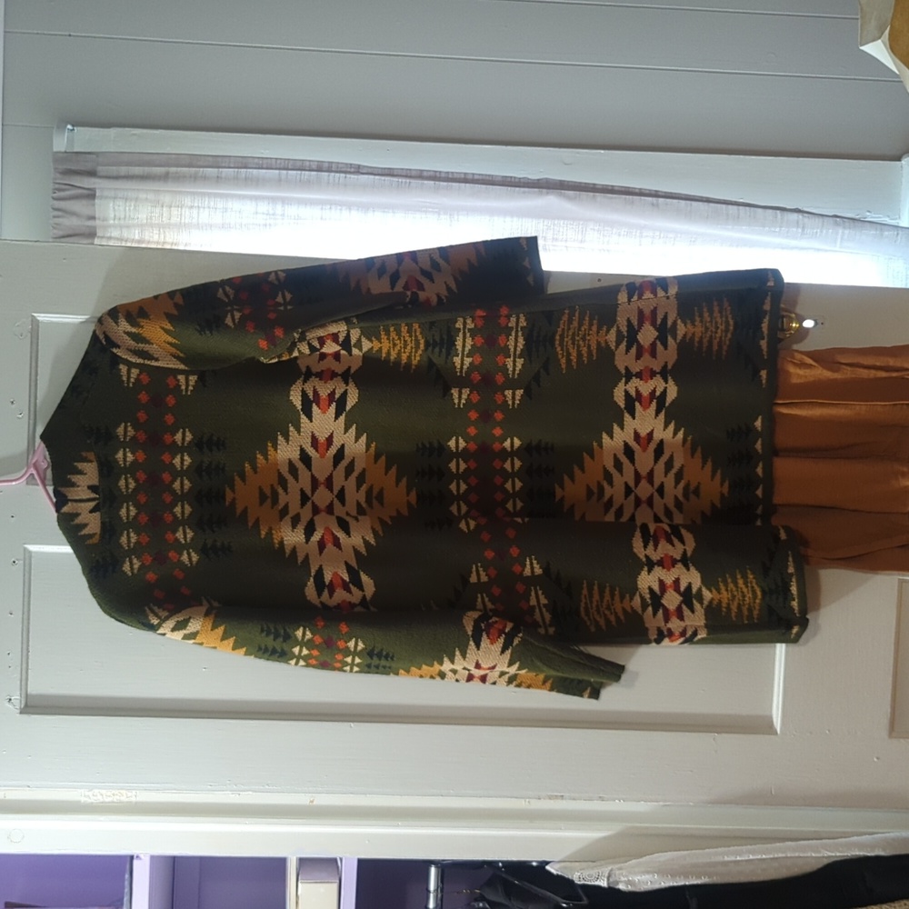 Anne French southwestern print sweater